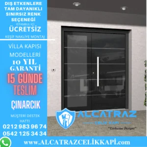 çınarcık villa giriş kapıları villa kapısı modelleri indirimli villa kapı fiyatları kompozit villa kapısı