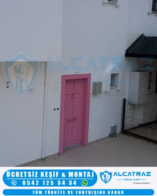 pembe villa kapısı, villa kapısı, villa kapısı modelleri, villa kapısı fiyatları