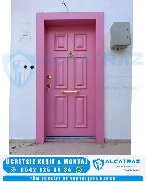 pembe villa kapısı, villa kapısı, villa kapısı modelleri, villa kapısı fiyatları