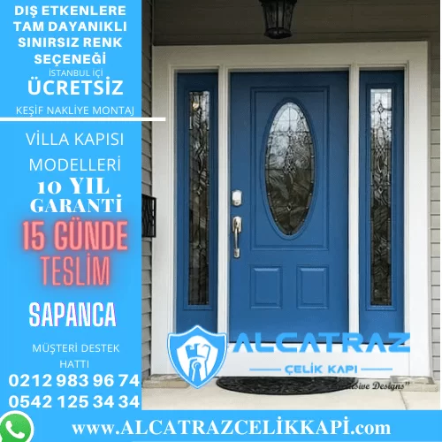 sapanca villa giriş kapıları villa kapısı modelleri indirimli villa kapı fiyatları kompozit villa kapısı